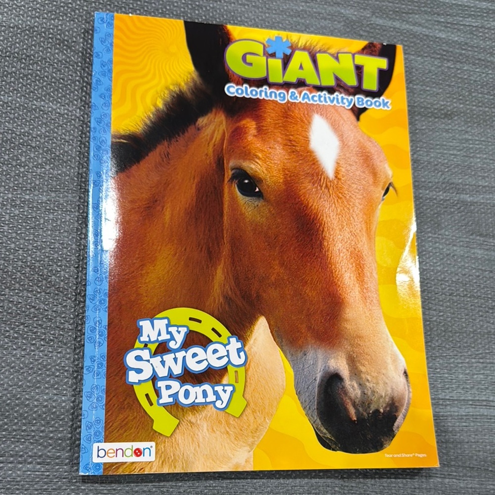 Giant coloring & activity book (My Sweet Pony)